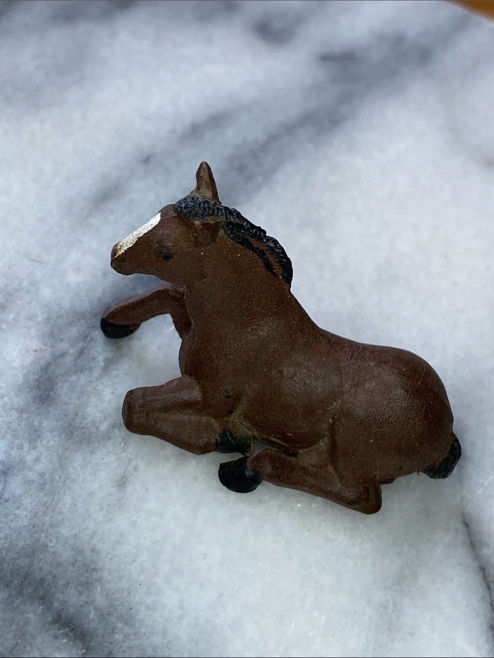 Vintage Britains Ltd England Suffolk Foal/Colt Lying Down #817 H2121 1960s  RARE